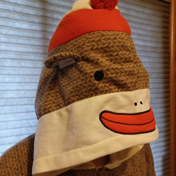 Monkey Onesie unisex fits size Large Women Mens Medium - Picture 5 of 7